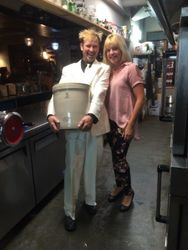 Yup, everything washes up good at Moonstone Ferments! Manager Mia at Krafty
Kitchen loves the way we cRock!