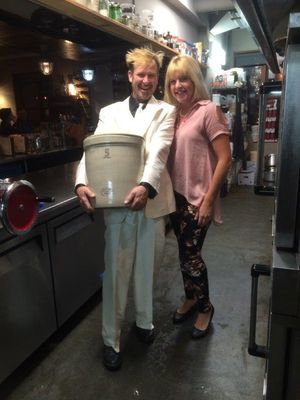 Yup, everything washes up good at Moonstone Ferments! Manager Mia at Krafty
Kitchen loves the way we cRock!