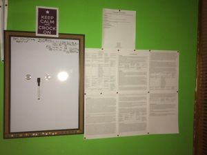 Our seven page Food Safety Plan is necessary in this “bigger than home kitchen”
fermentation.