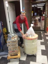 Yup, it felt like a birthday party! This is about the biggest crock out there.